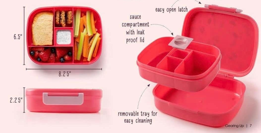 Stephen Joseph Bento Box with Removable Tray