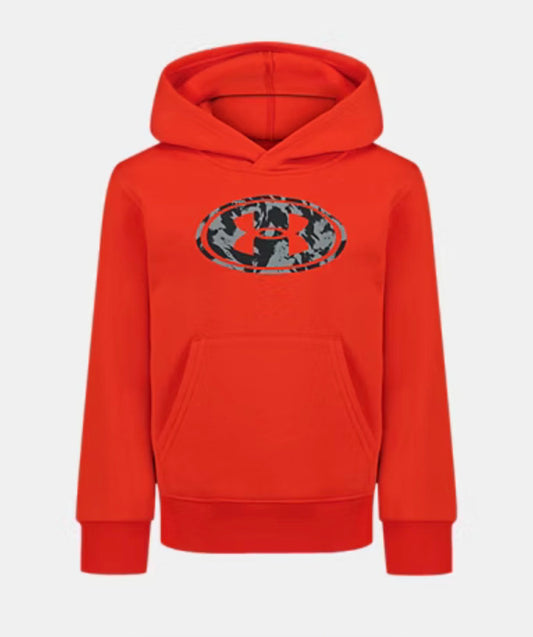 Under Armour Anthem Red & Camo Logo Hoodie