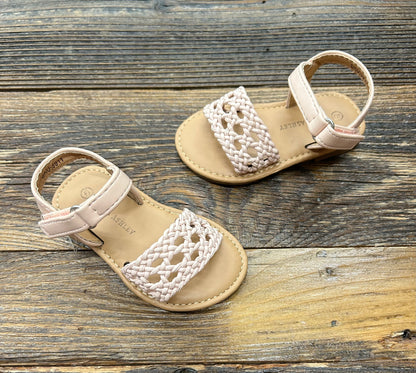 Laura Ashley Mauve Strap Sandal