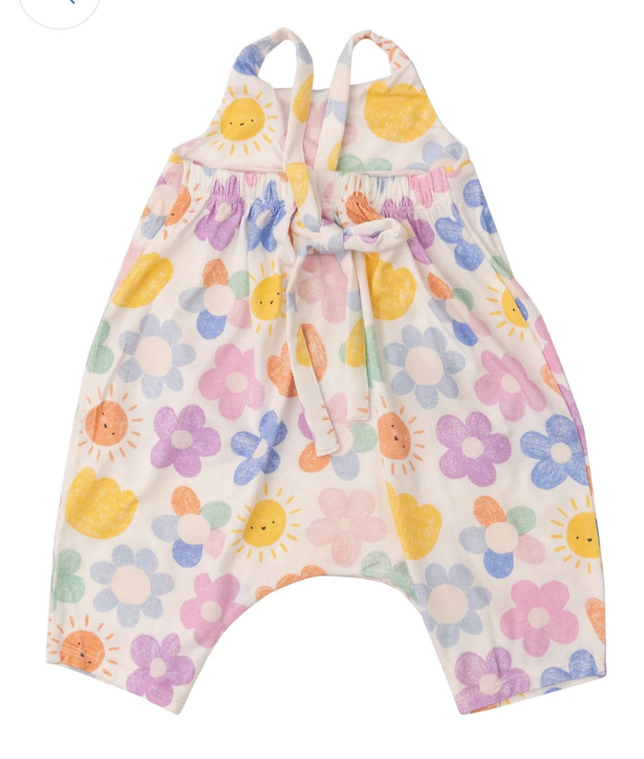 Angel Dear Happy Suns Tie Back Romper