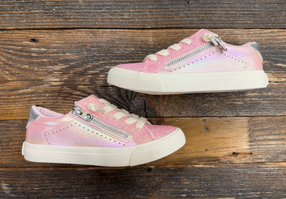 Blowfish Perfect Pink Glitter Zipper Slip On