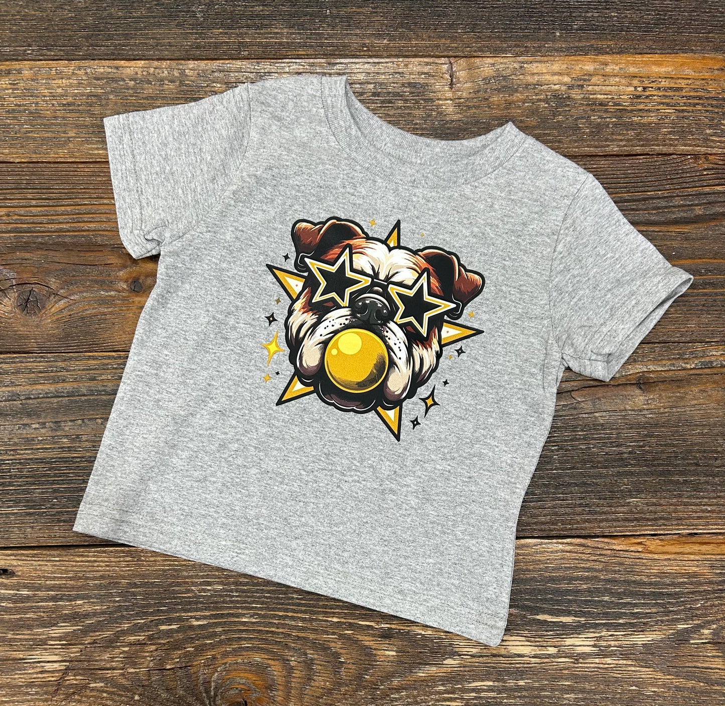 Bulldog Star Glasses Tee