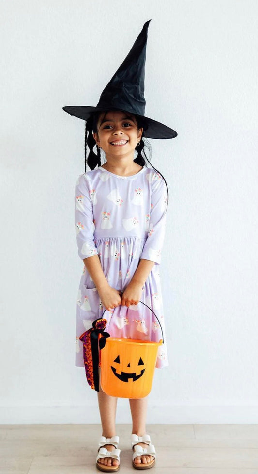MR Feeling Fa-boo-lous 3/4 Sleeve Pocket Twirl Dress