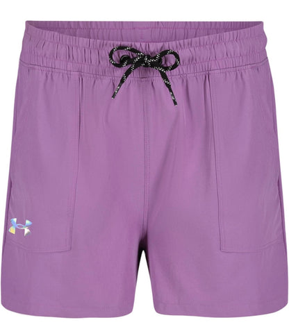 Under Armour Provence Purple Youth Girls Hybrid Shorts