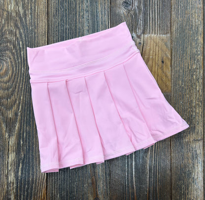 Pleated Yoga Skorts
