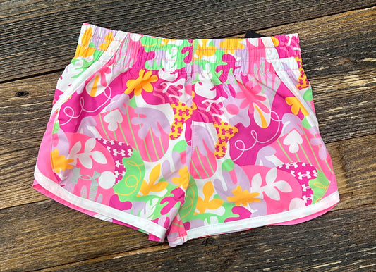 Under Armour Fluo Pink Tropic Fly By Short