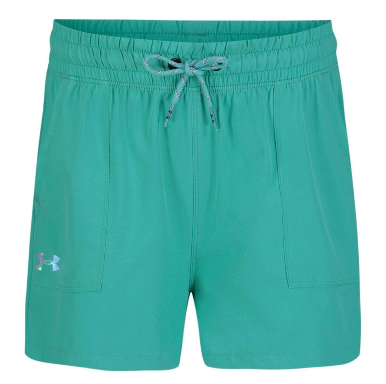 Under Armour Radical Turquoise Youth Girls Hybrid Shorts