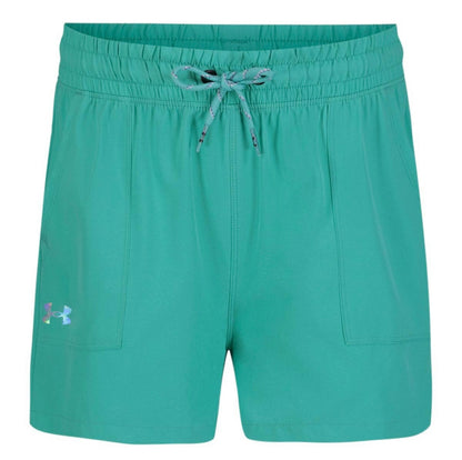 Under Armour Radical Turquoise Youth Girls Hybrid Shorts