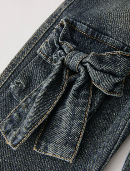 Bow Wide Leg Jean