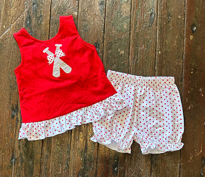 Three Sisters Play Ball Bloomer Set #779