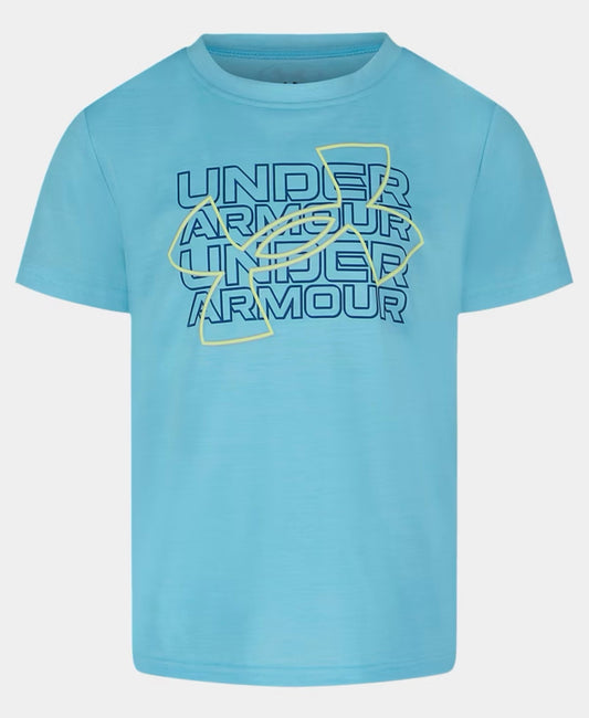Under Armour Fresco Blue / Blue Topaz Twist Logo Textured Tee