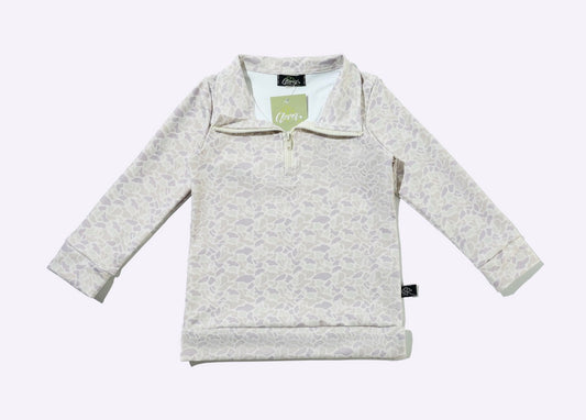 Cream Camo Quarter Zip