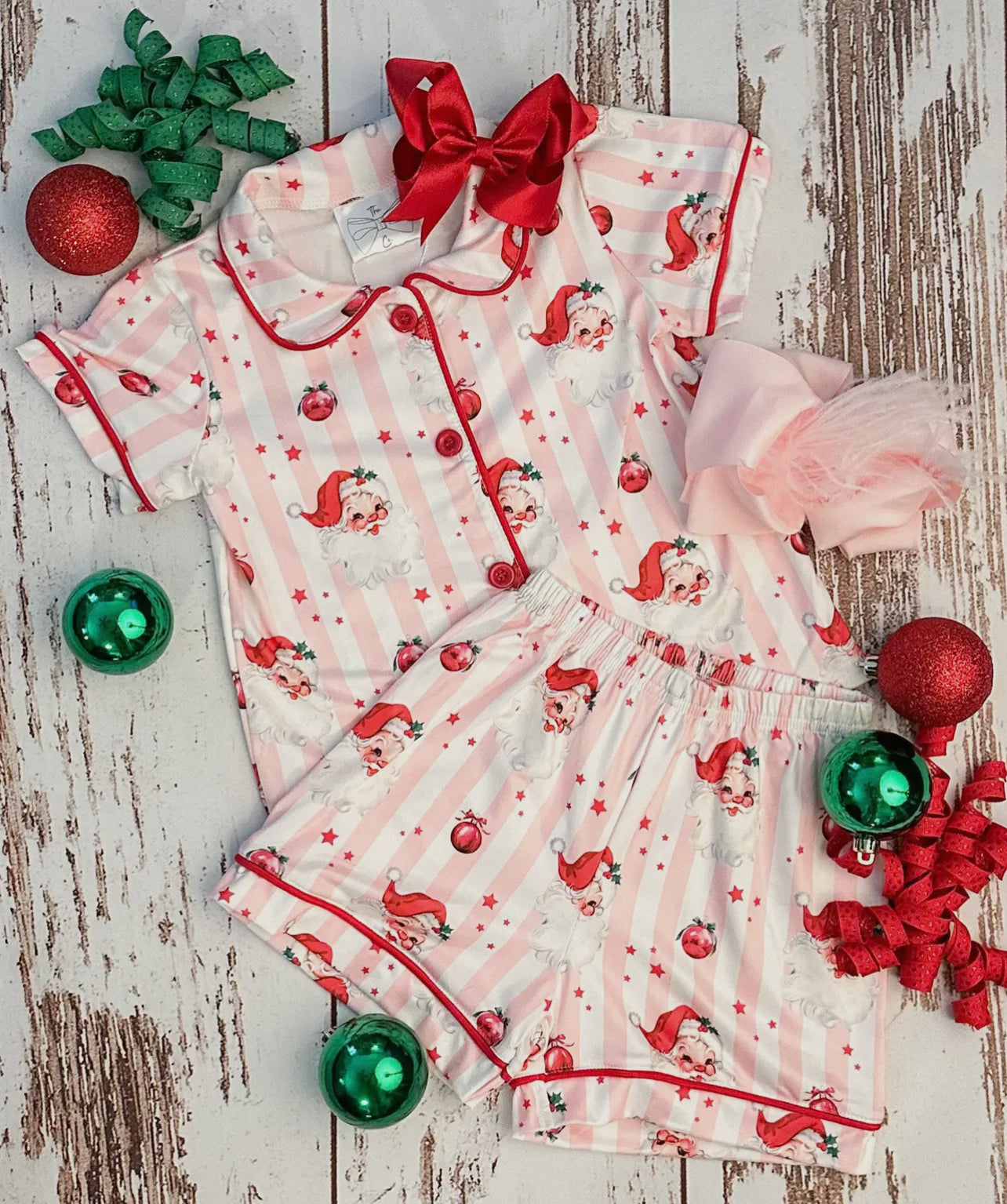 Santa & Stripes Pajamas