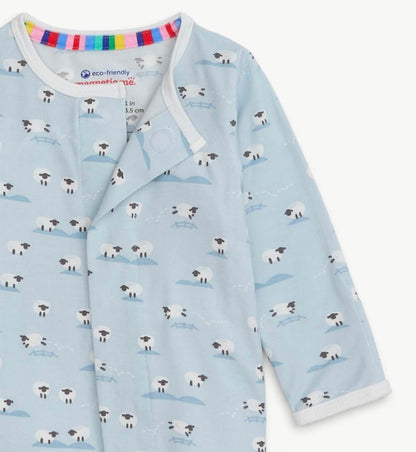 Magnetic Me Baa Baa Baby Blue Modal Magnetic Footie