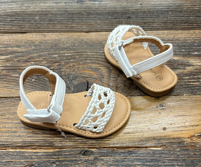Laura Ashley White Strap Sandal