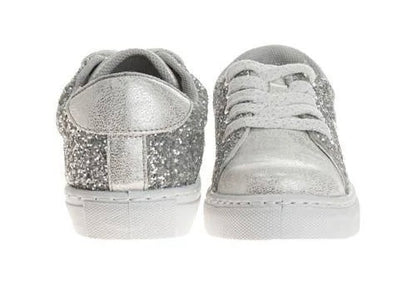 Kenzie Silver Glitter Sneaker