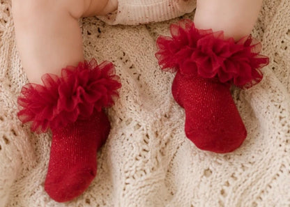 Mudpie Christmas Tutu Socks