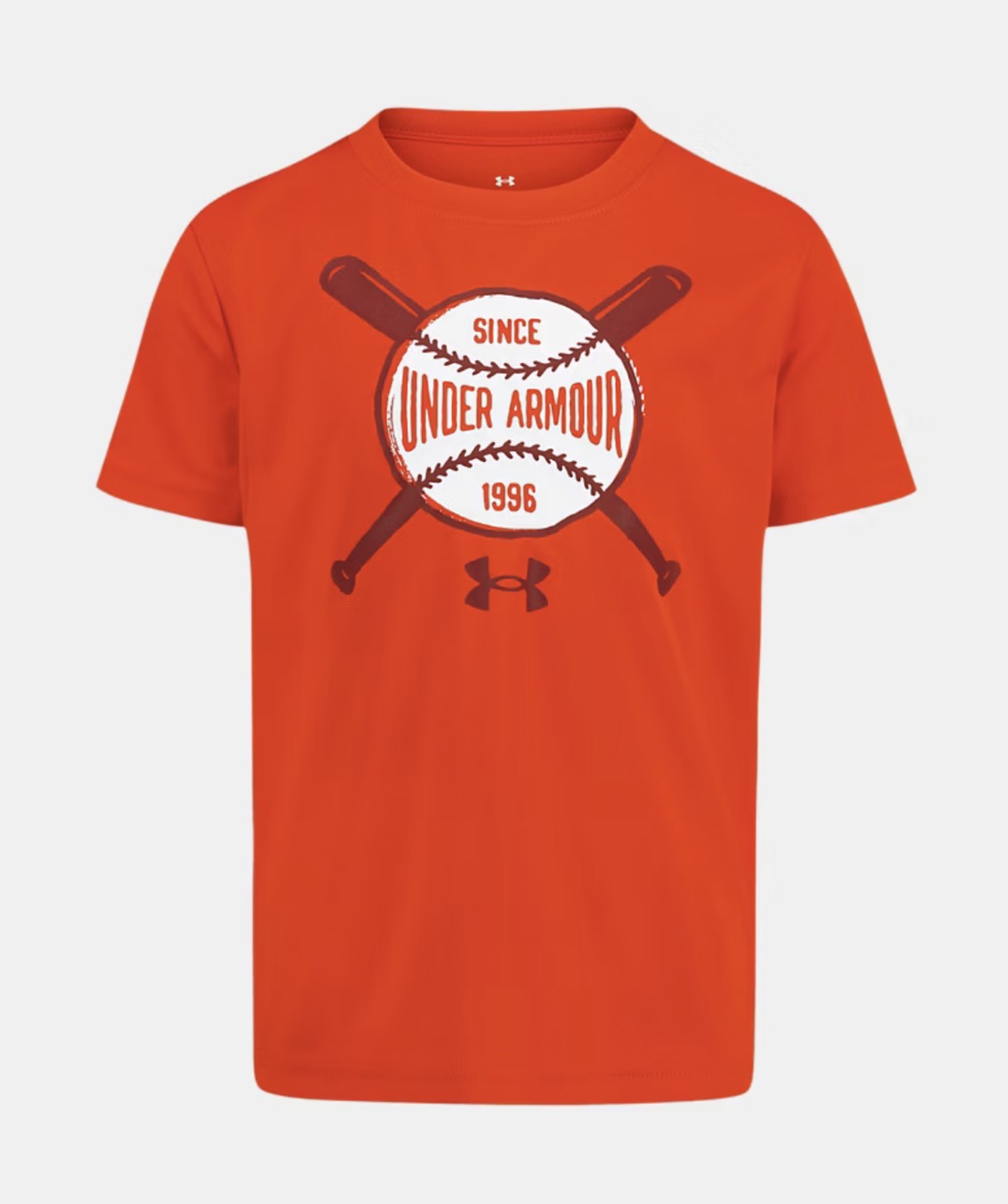 Under Armour Anthem Red Baseball Tee