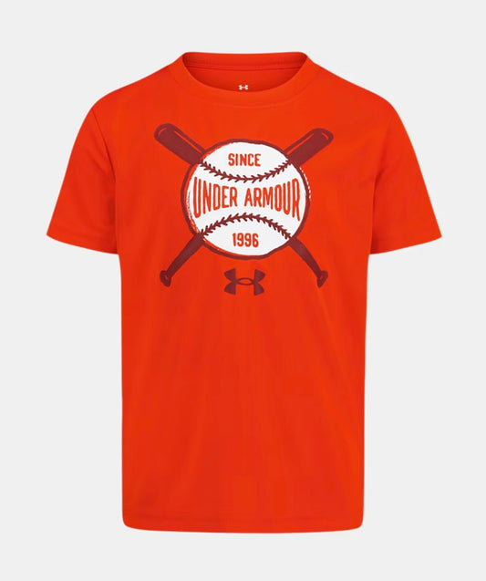 Under Armour Anthem Red Baseball Tee