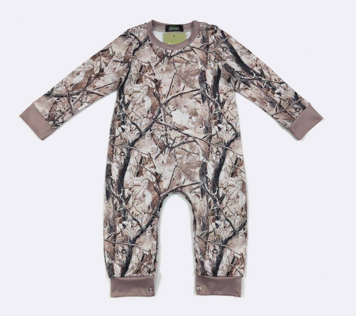 CC Khaki Tree Camo Romper