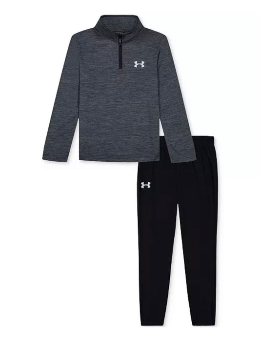 Under Armour Black Tech 1/4 Zip Set