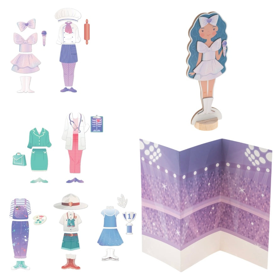 Stephen Joseph Magnetic Dress Up Dolls