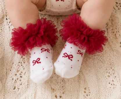 Mudpie Christmas Tutu Socks