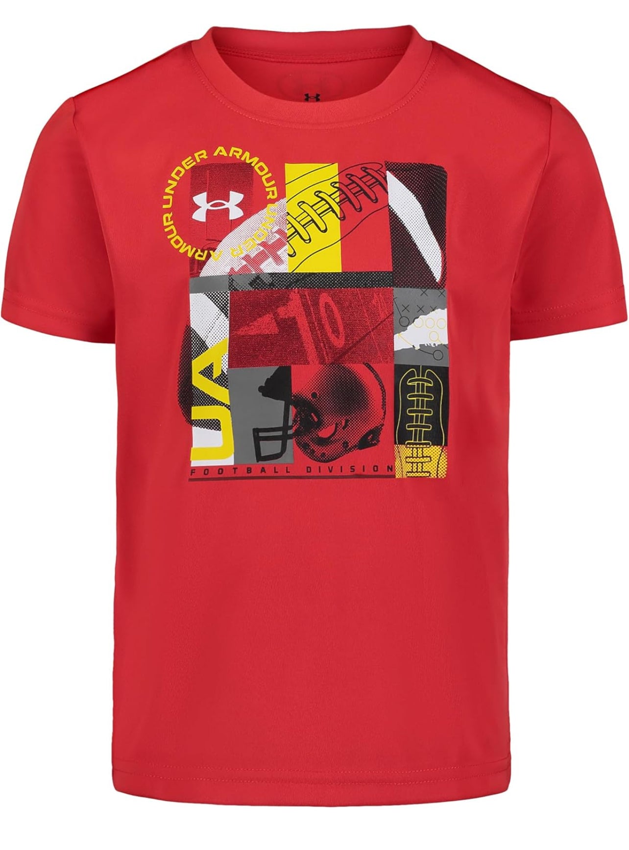 Under Armour Red Football Short Sleeve