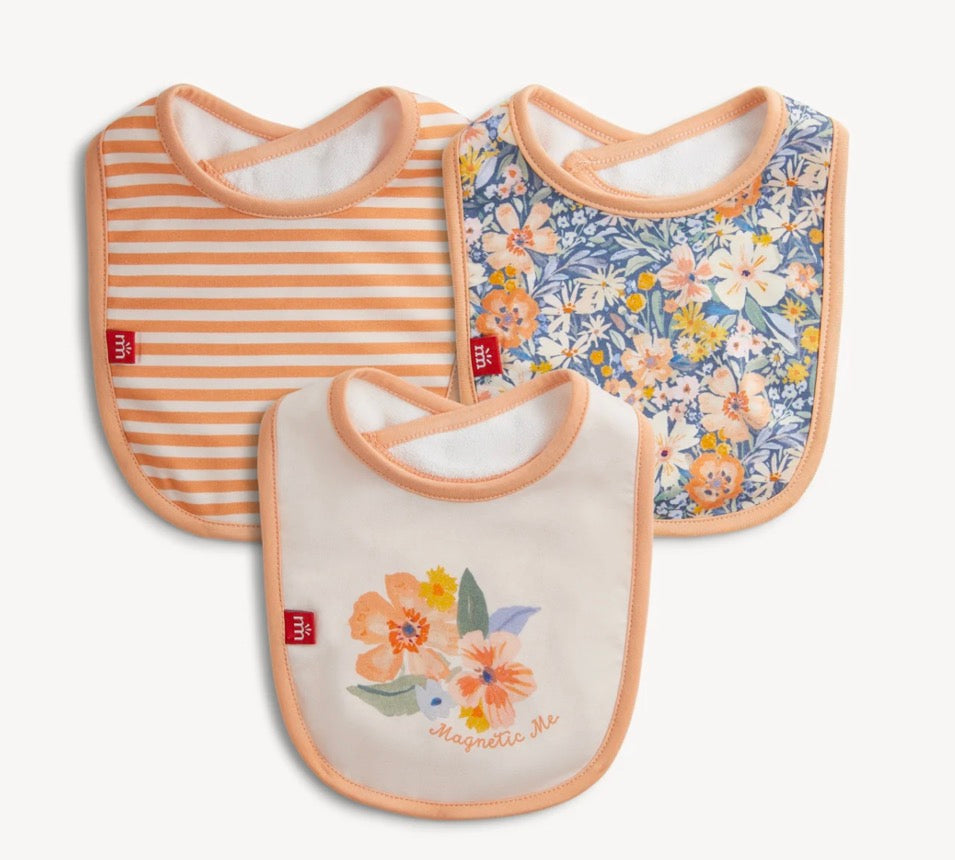 Magnetic Me Flora Modal Bib 3-Pack