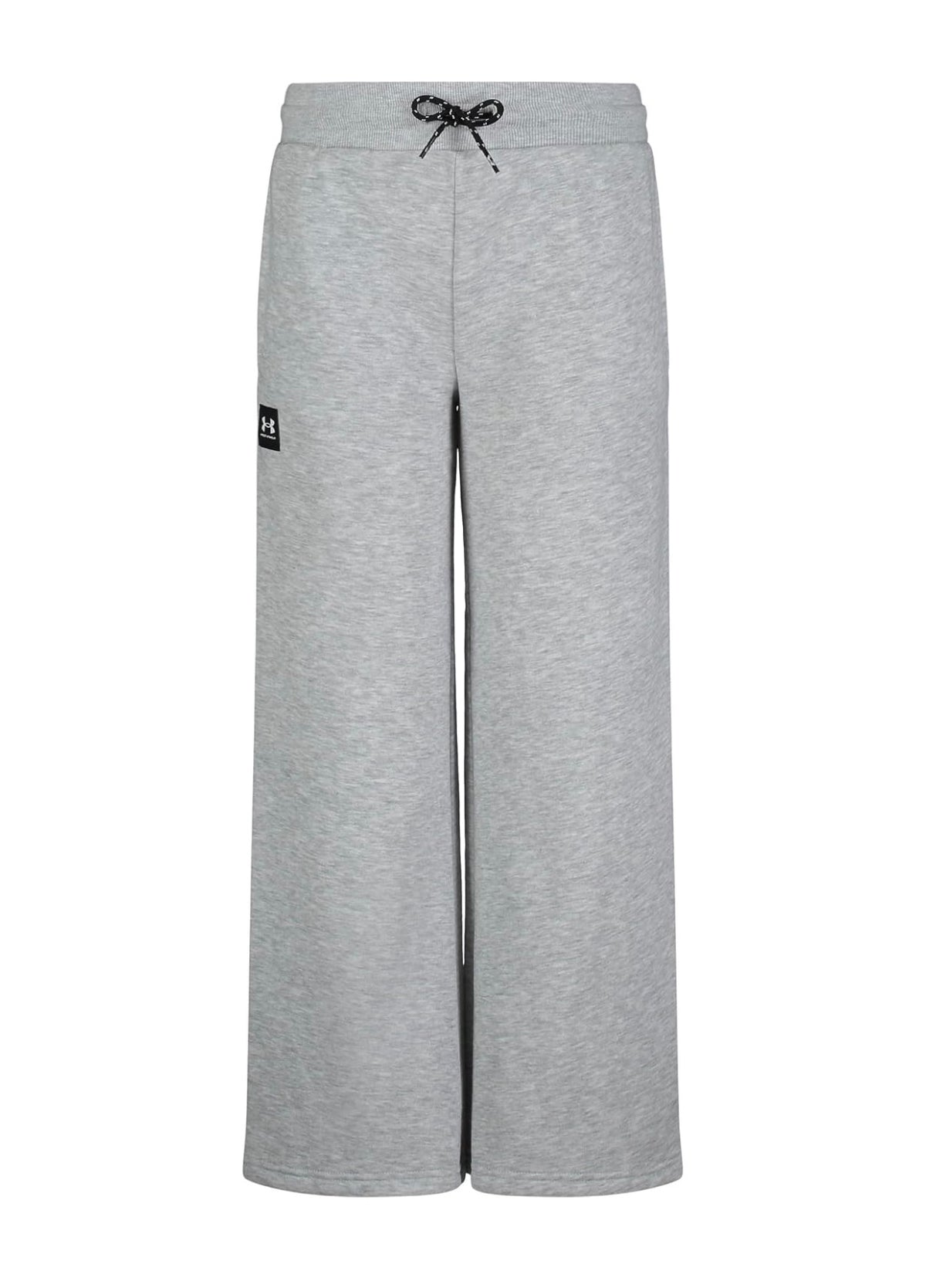 Under Armour Mod Gray Girl's Wide Leg Fleece Sweatpants