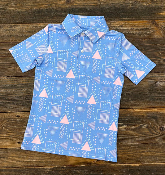 Meripex Space Ages Geometric Polo