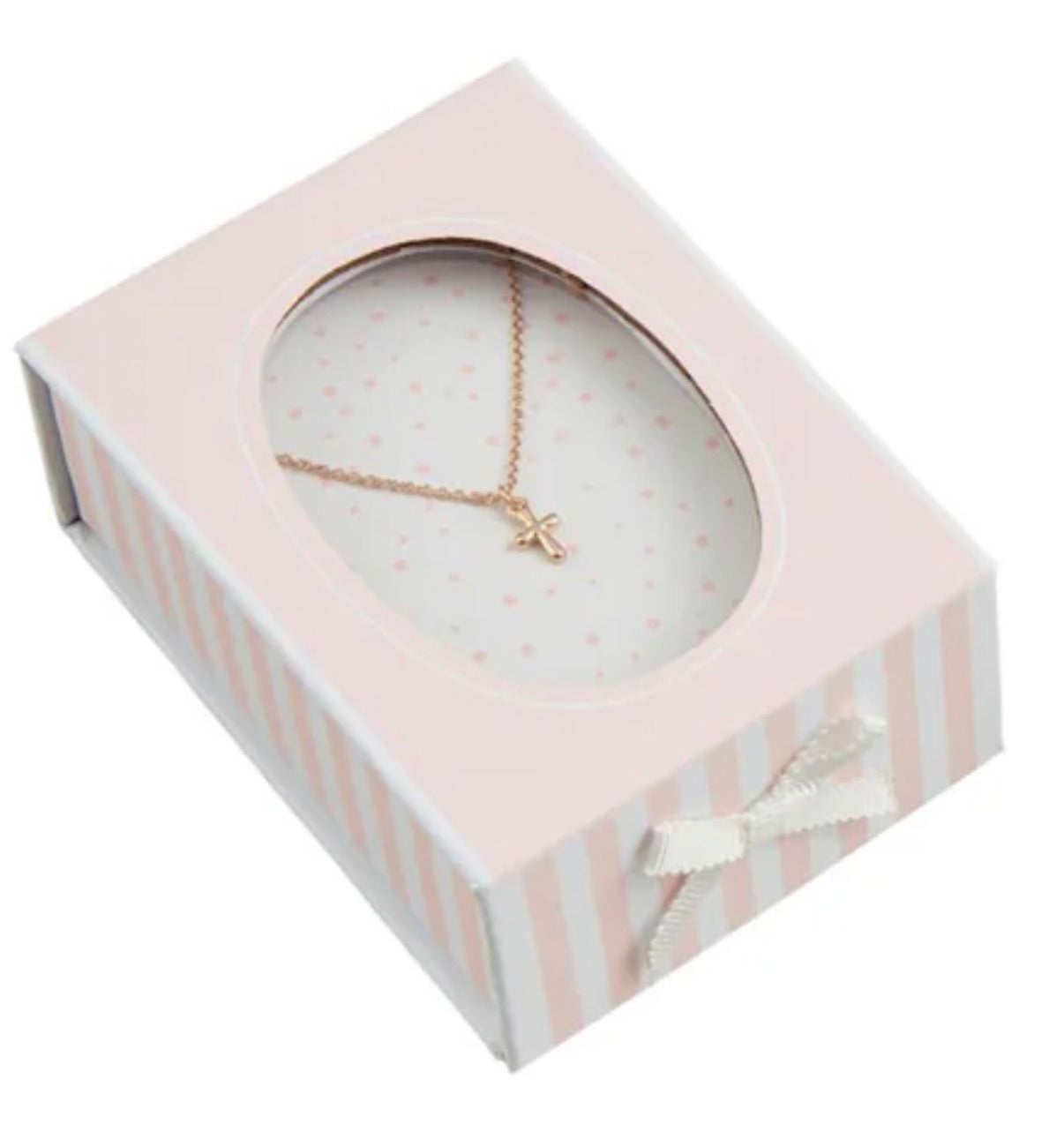 Mudpie Child Boxed Cross Necklace