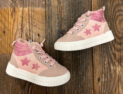 Blowfish Ballet Pink Suede Wanderland High
