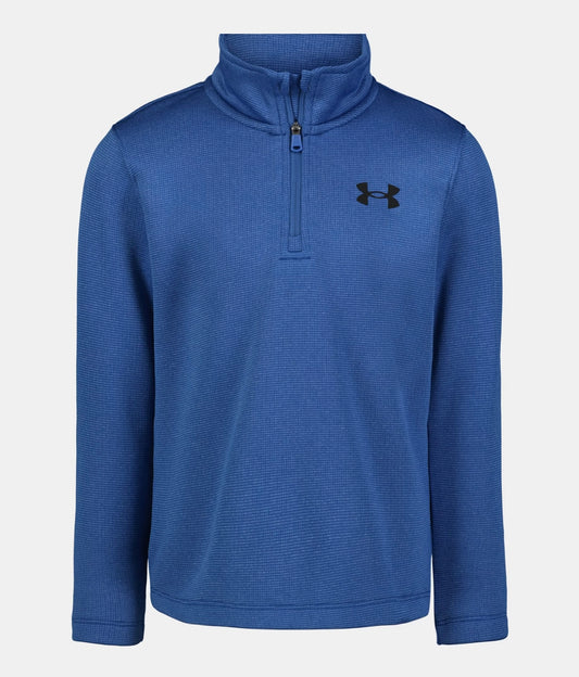 Under Armour Tech Blue Waffle Knit Quarter Zip