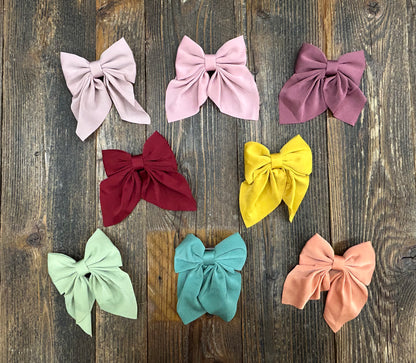 Medium Solid Ribbon Bows