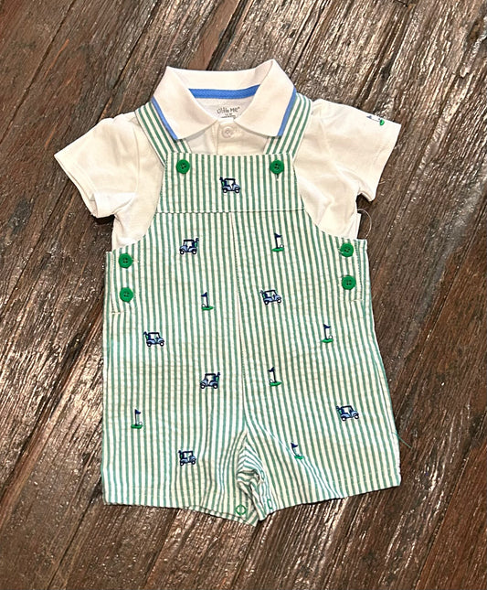 Little Me Golf Overall Set