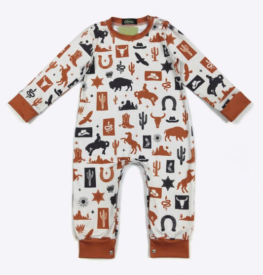 CC Aztec Cowboy Romper