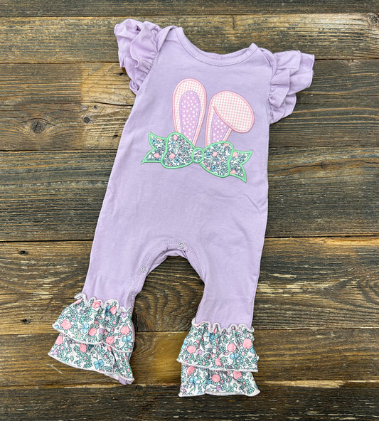 Lilac Easter Bunny Romper