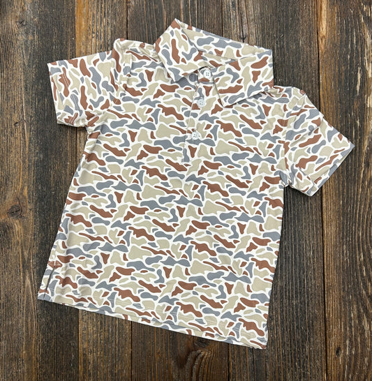 Meripex Woodland Camo Polo