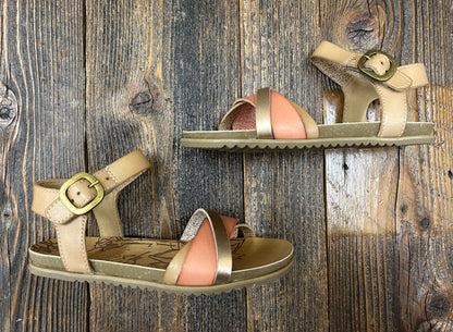 Blowfish Terracotta / Rose Gold Strappy Sandal