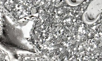 Kenzie Silver Glitter Sneaker