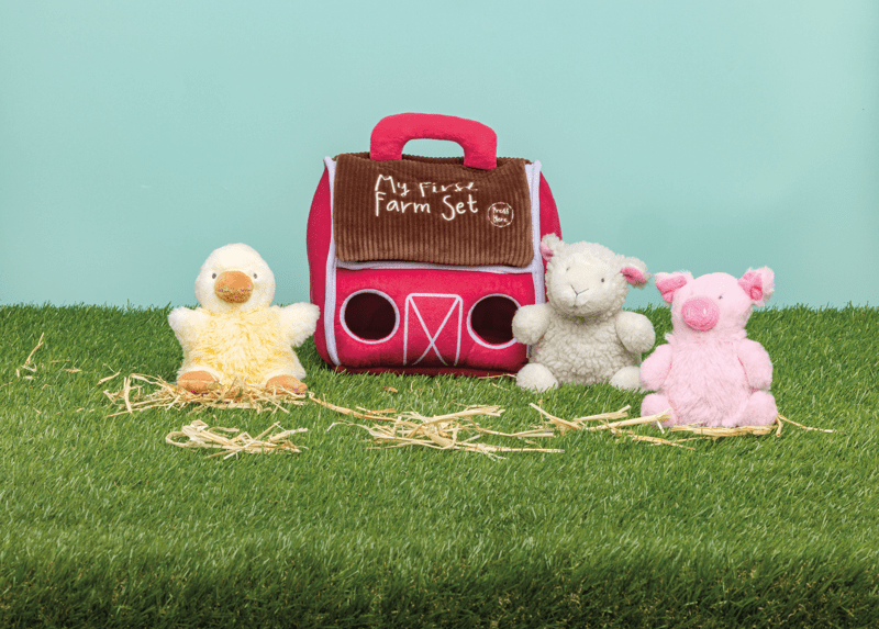 Mudpie My Farm Plush Set