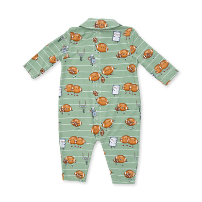 Angel Dear Footballs Playing Footballs Polo Romper