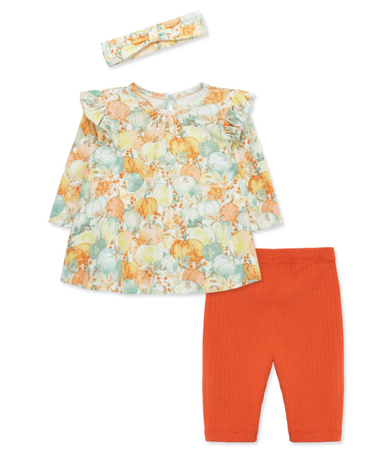 Little Me Pumpkin Tunic Set