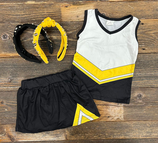 Black & Gold Cheer Uniform