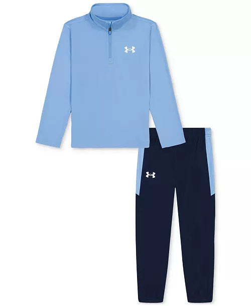 Under Armour Horizon Blue 1/4 Zip Set