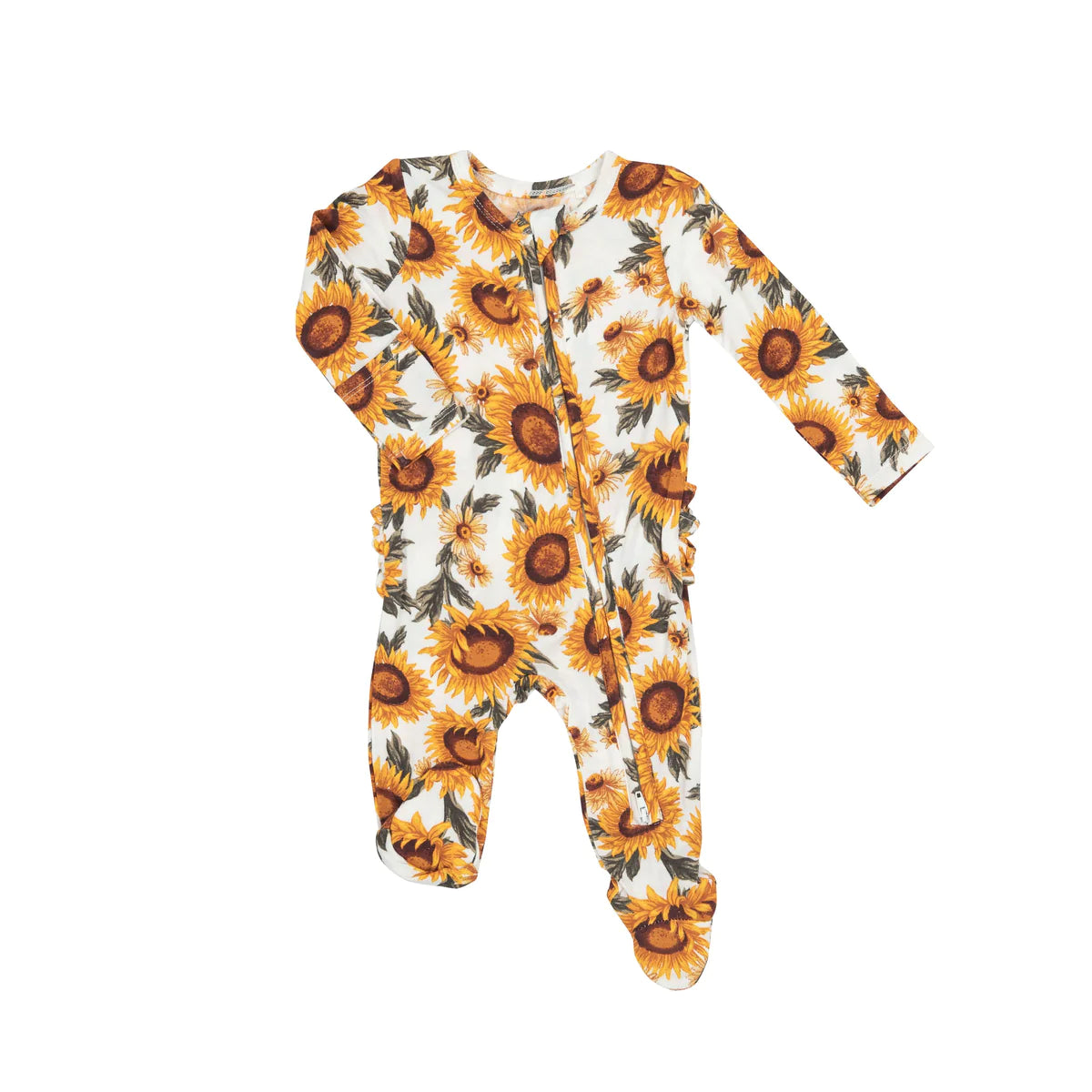 Angel Dear Fall Sunflower 2 Way Zipper Footie