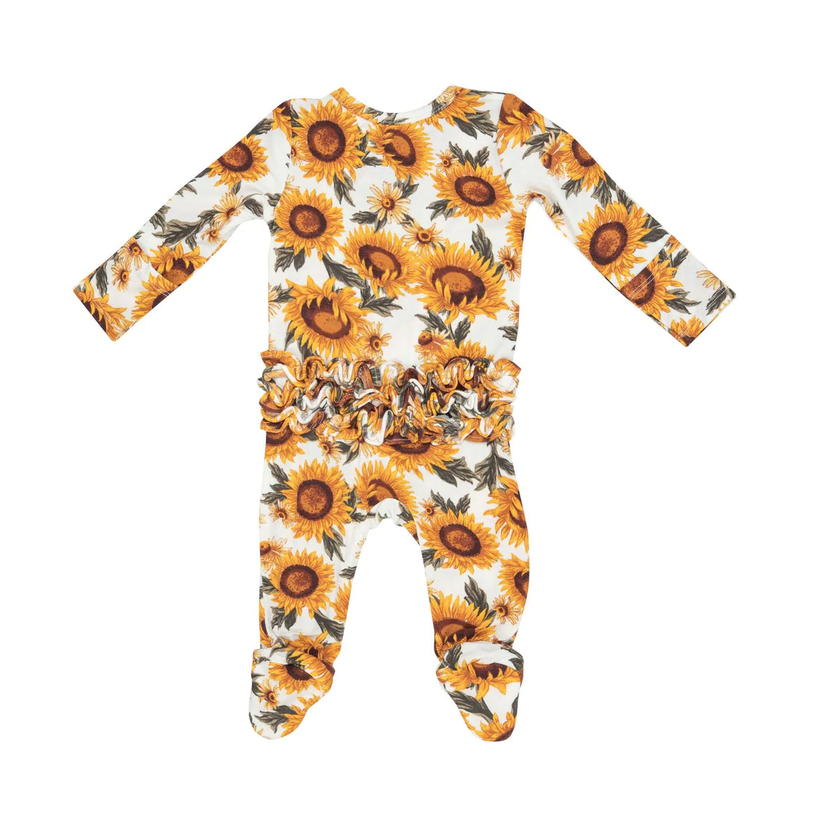 Angel Dear Fall Sunflower 2 Way Zipper Footie