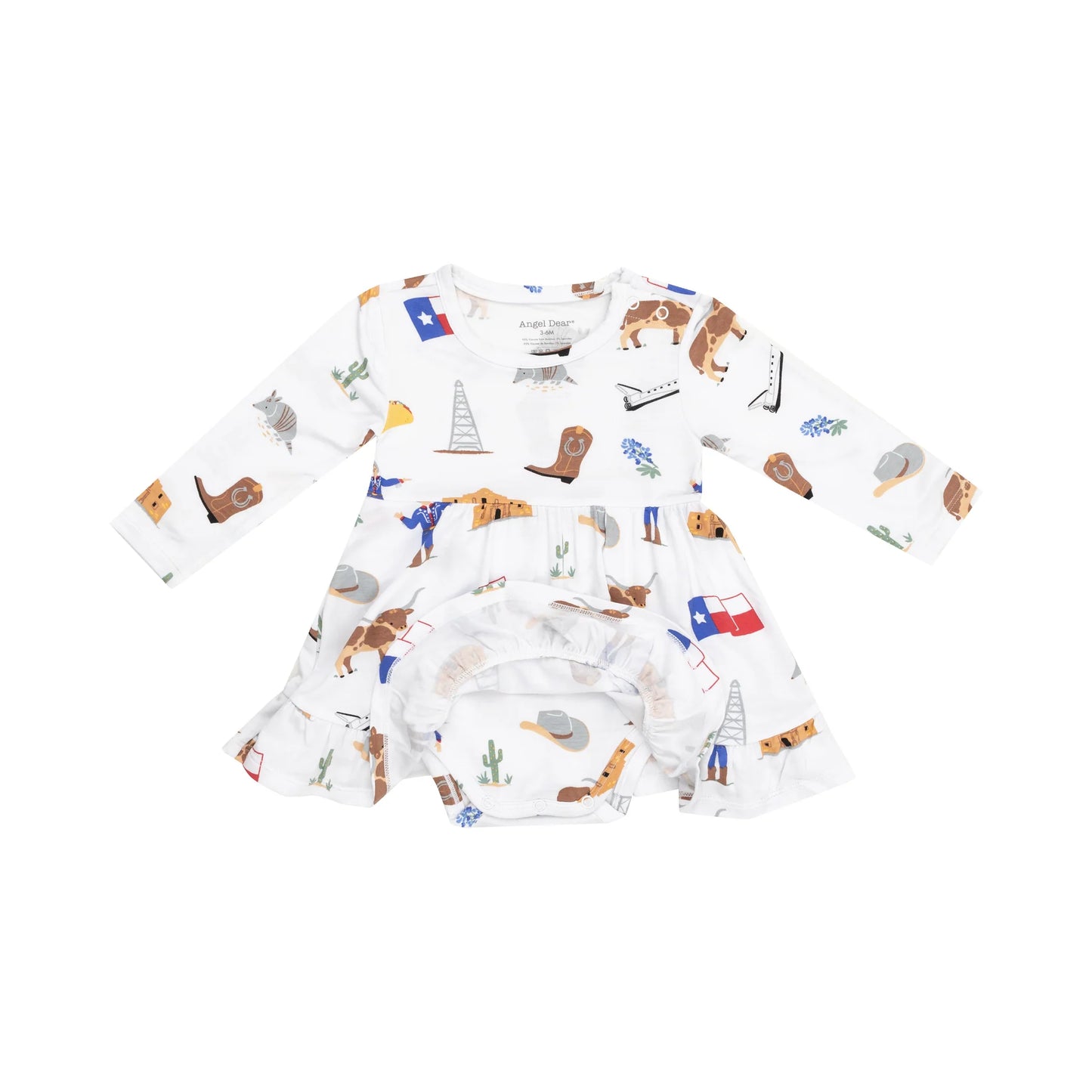 Angel Dear Texas TwirlyBodysuit Dress