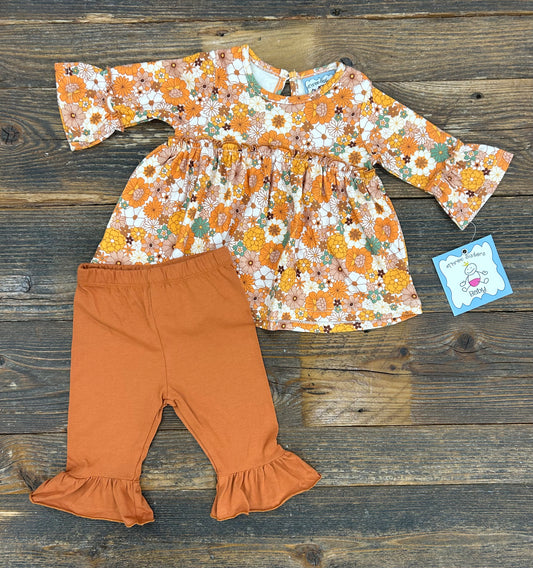 Three Sisters Retro Floral Legging Set